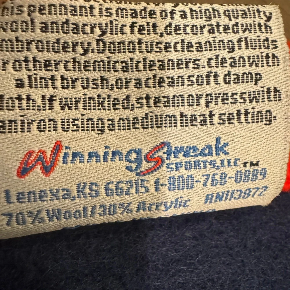 New England‎ Patriots Vintage Pennant Banner Team Logos 1961 1993 2000